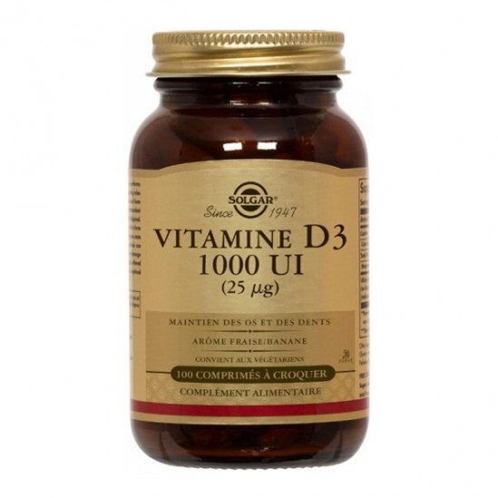 Solgar vitamine d3 1000ui à...