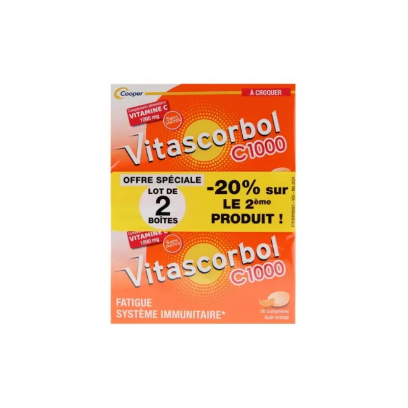 Vitascorbol C1000 Lot de 2...