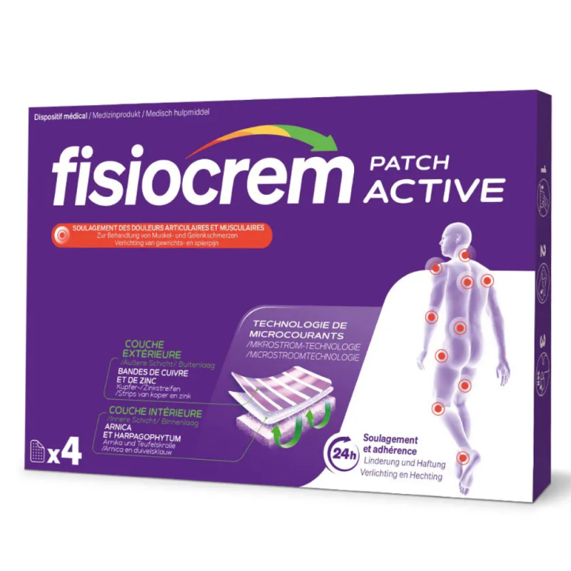 Fisiocrem Patchs Active x4
