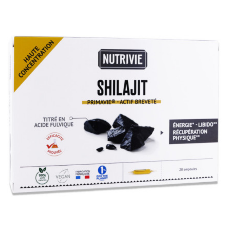 NUTRIVIE Shilajit 20 ampoules