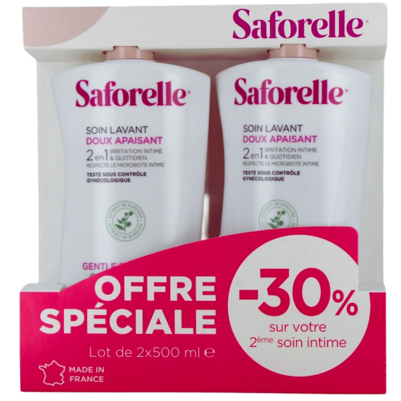 Saforelle soin lavant doux...