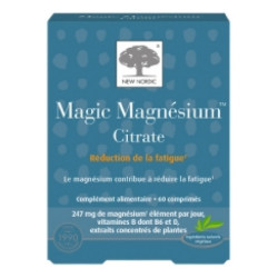 New Nordic Magic Magnésium Citrate 60 comprimés