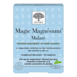New Nordic Magic Magnésium Malate 60 comprimés