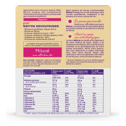 Milical Barres hyperprotéinées saveur vanille 6 barres