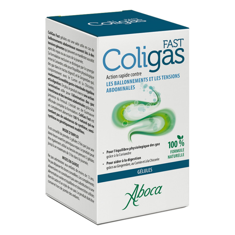 Aboca ColiGas Fast 50 gélules