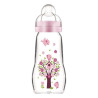 MAM Biberon en verre 260 ml rose débit 2