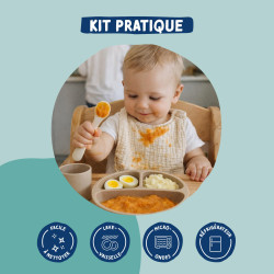 Dodie Kit Repas Bébé Silicone